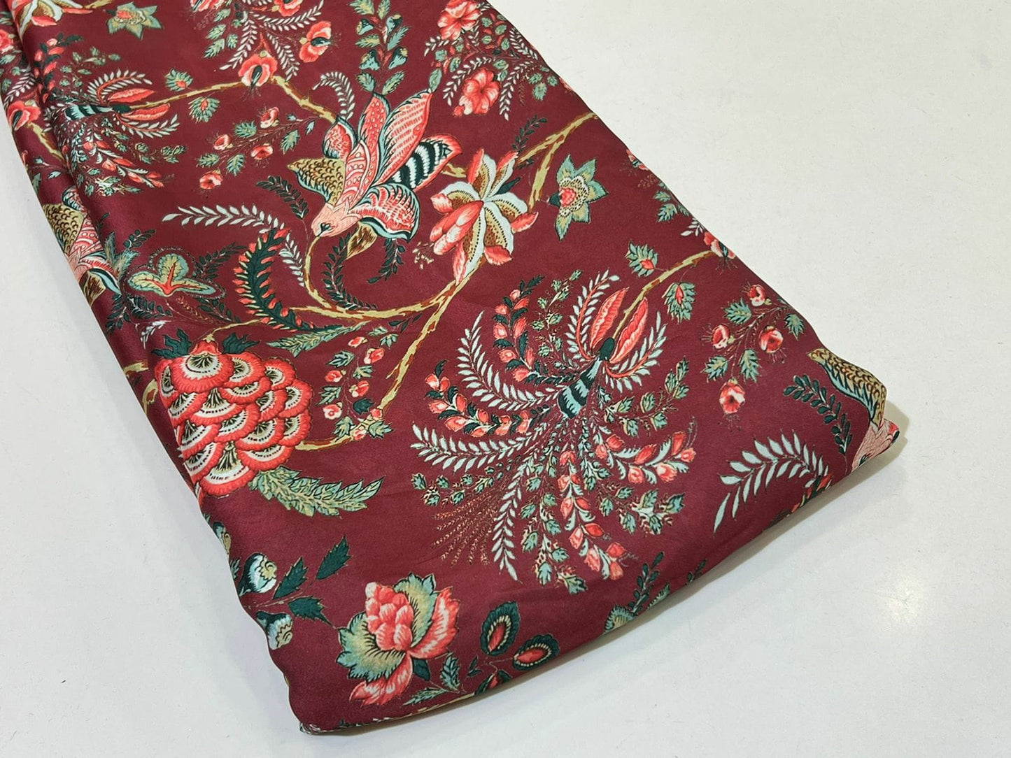 SILKY PRINT ON SATIN GEORGETTE