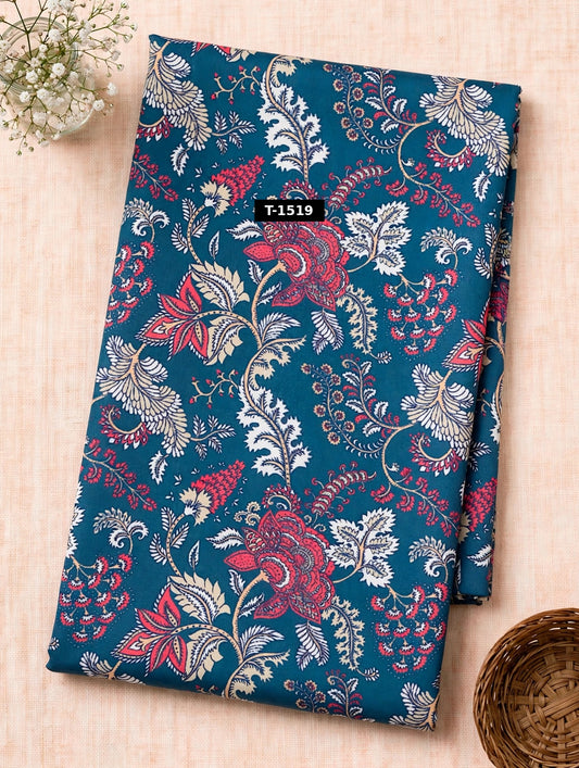 Wholesale T-1519 Muslin Paisley Print On Muslin Fabric - MUSLIN | The Wardrobe Fabrics