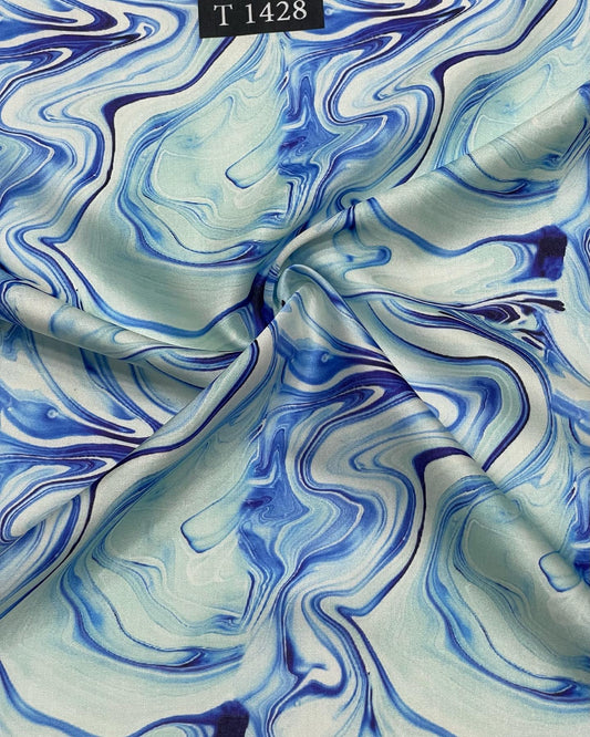 Modal Satin Marble Print Collection