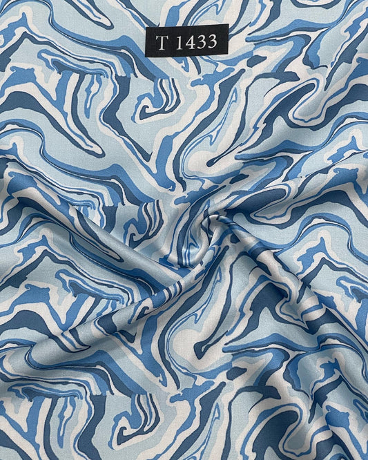 Modal Satin Marble Print Collection