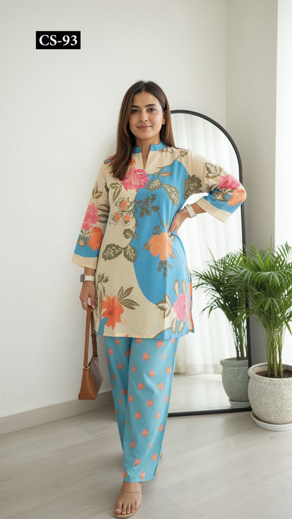 Blue Garden Luxe - Japanese crepe