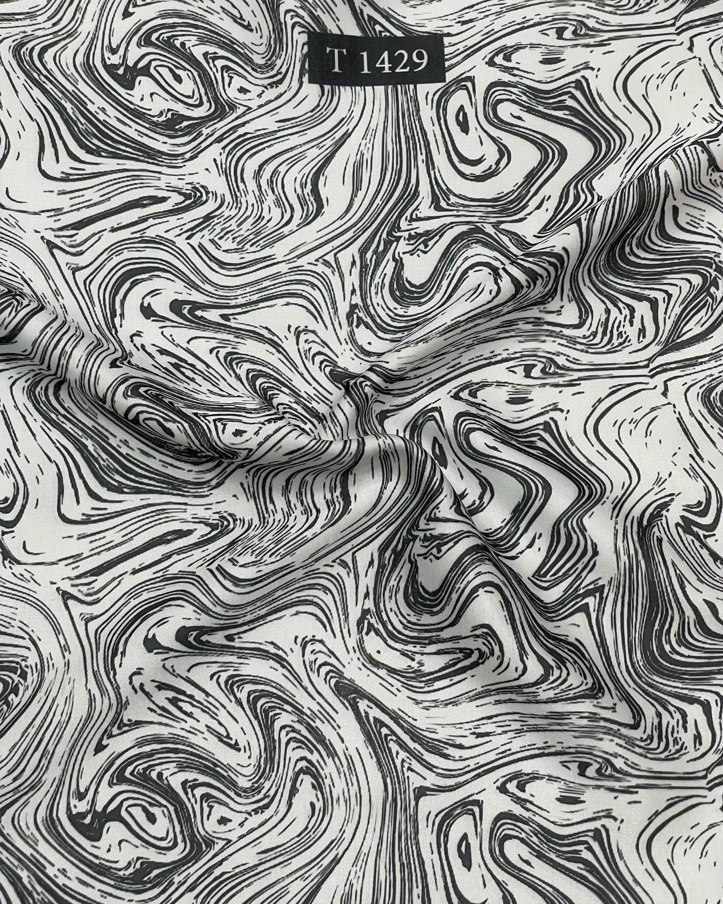 Modal Satin Marble Print Collection