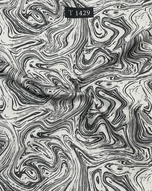 Modal Satin Marble Print Collection