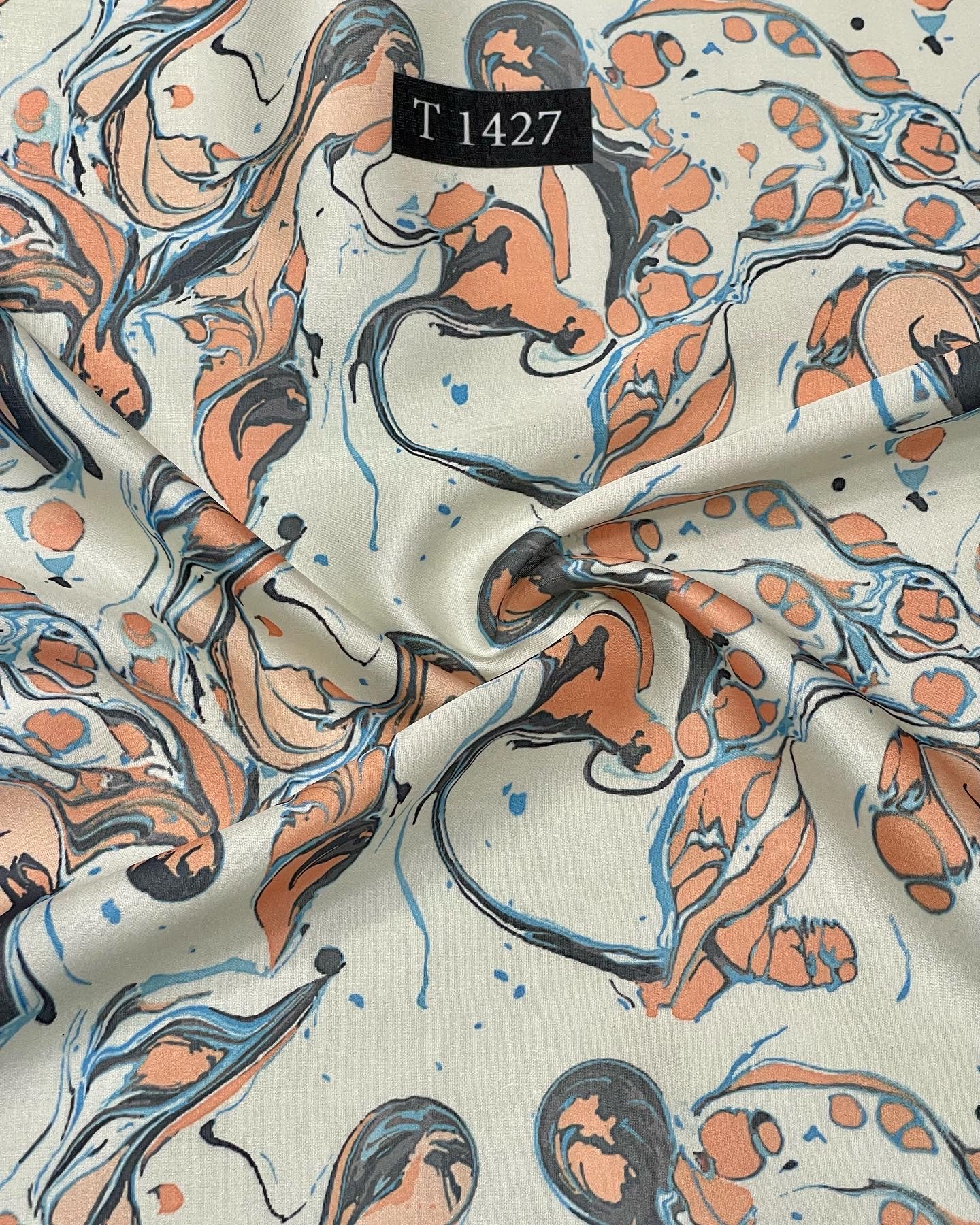 Modal Satin Marble Print Collection