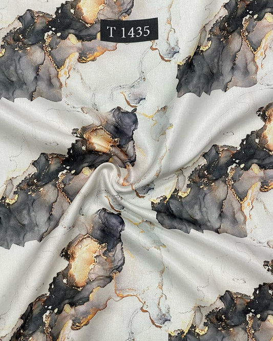 Modal Satin Marble Print Collection