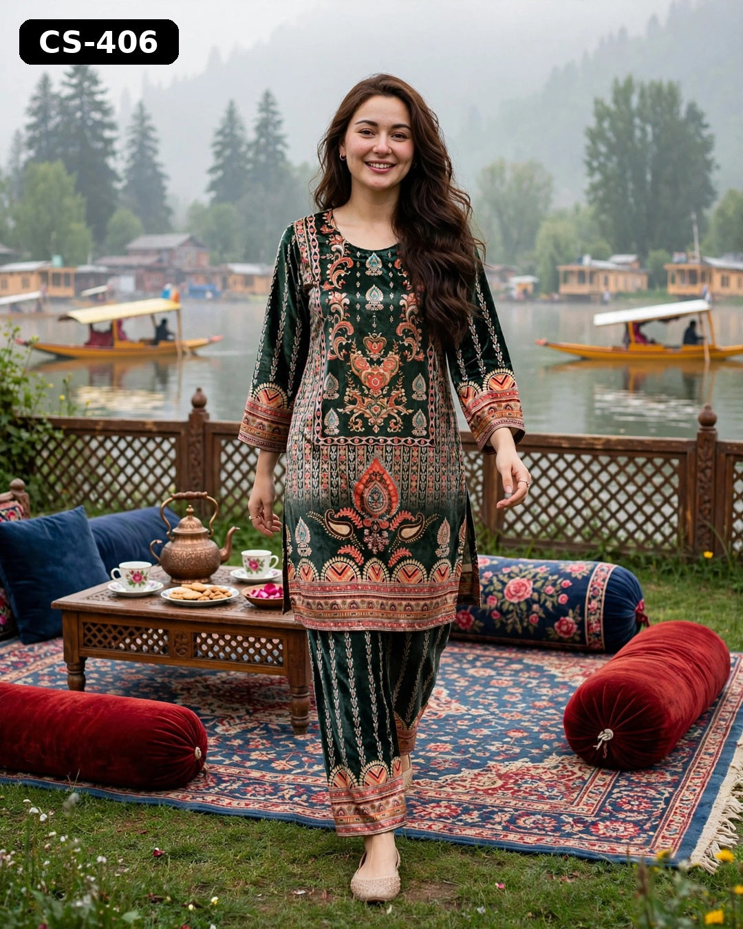 Wholesale Shalimar Velvet Co-ord Set | The Wardrobe Fabrics