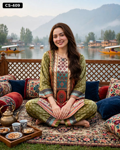 Wholesale Gulmarg Velvet Co-ord Set | The Wardrobe Fabrics