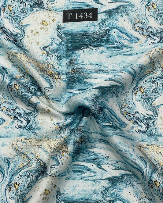 Modal Satin Marble Print Collection