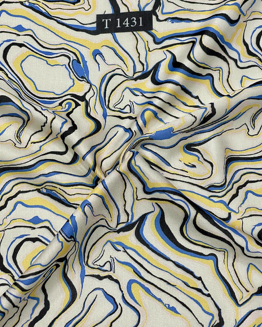 Modal Satin Marble Print Collection