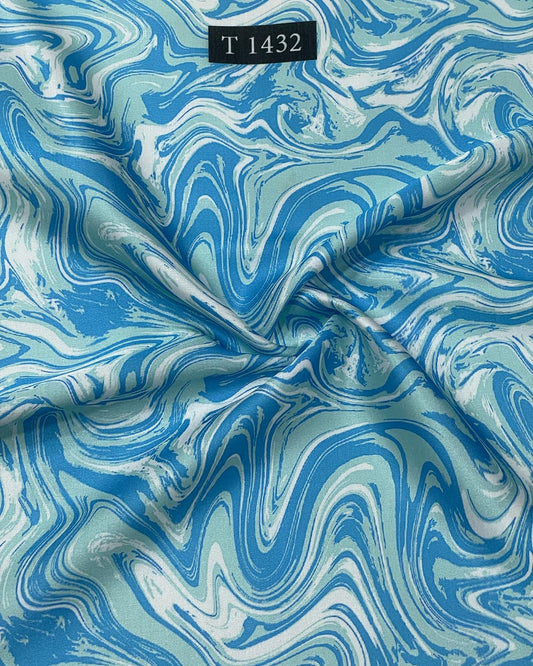 Modal Satin Marble Print Collection