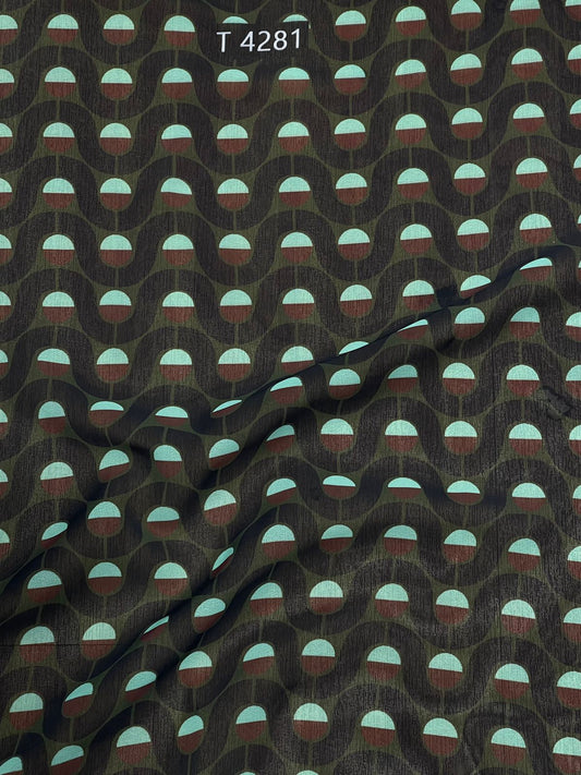 GEORGETTE GEOMETRIC PRINTS