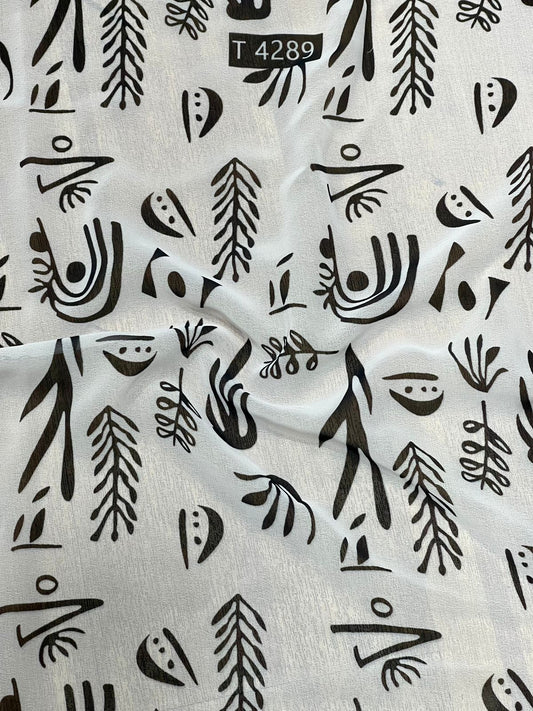 GEORGETTE GEOMETRIC PRINTS