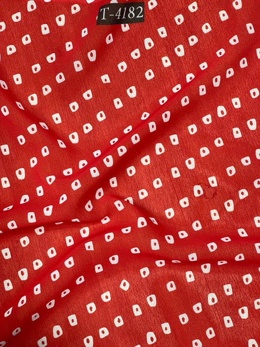 BANDHANI PRINT ON GEORGETTE