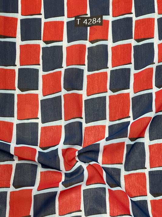 GEORGETTE GEOMETRIC PRINTS
