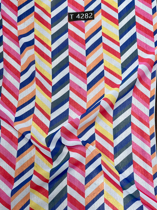 GEORGETTE GEOMETRIC PRINTS