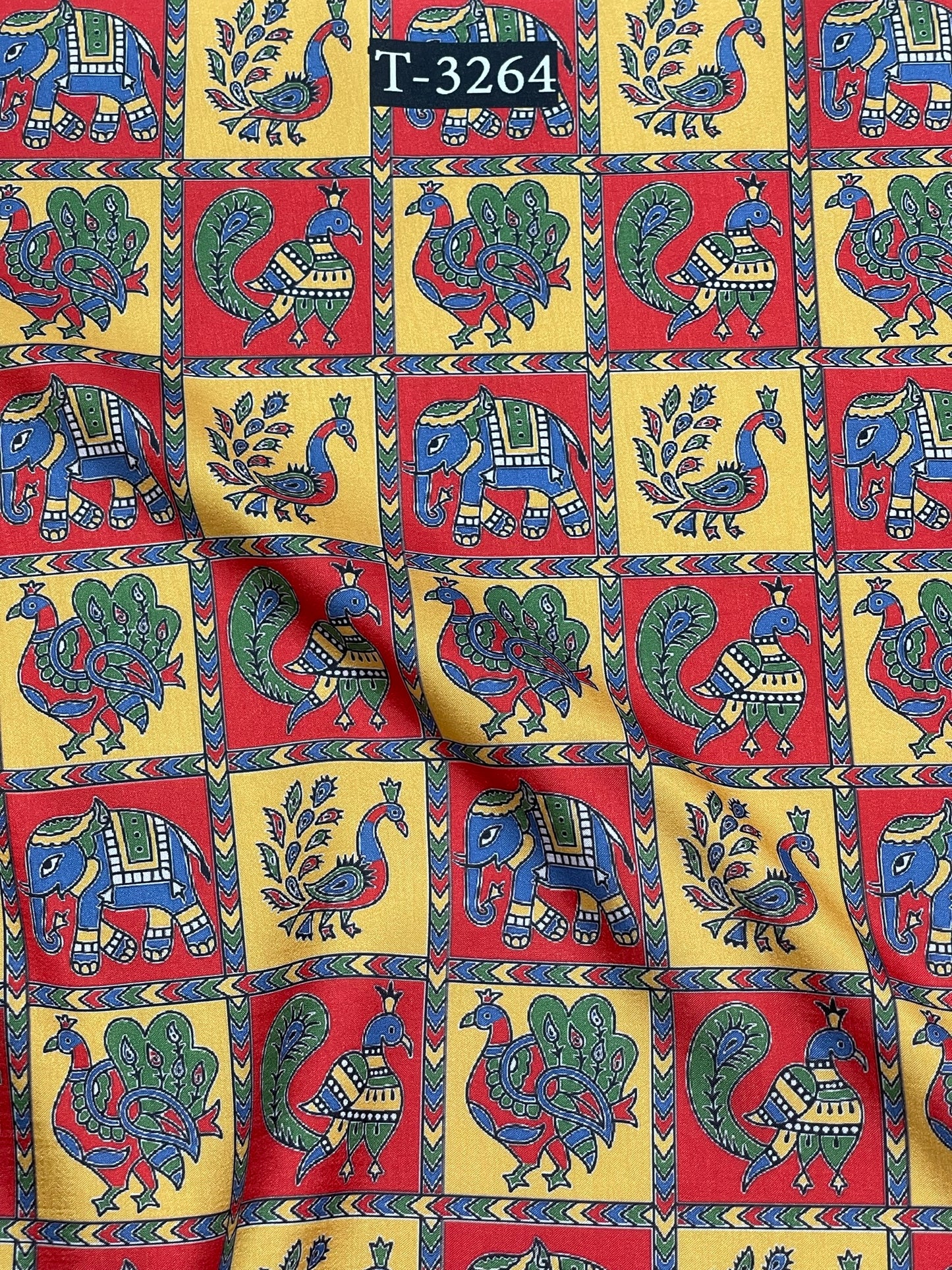 TUSSAR SILK TRADITIONAL PRINT