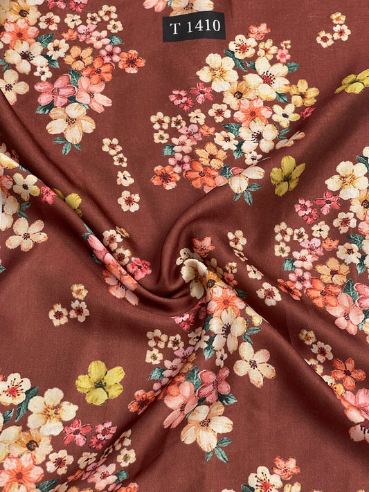 Modal Satin Sabyasachi Floral Print
