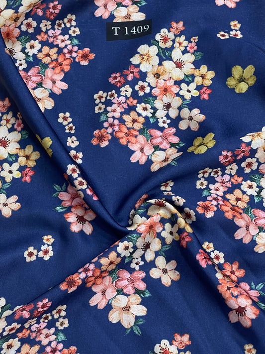 Modal Satin Sabyasachi Floral Print