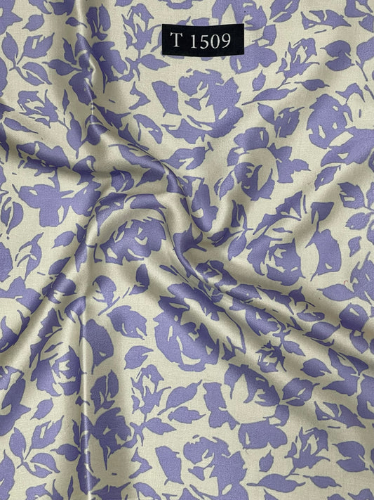 Modal Satin Floral Abstracts Prints