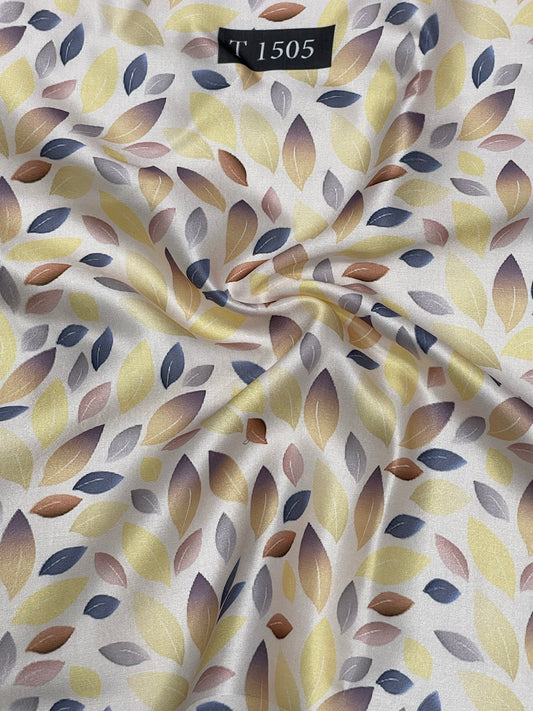 Modal Satin Floral Abstracts Prints