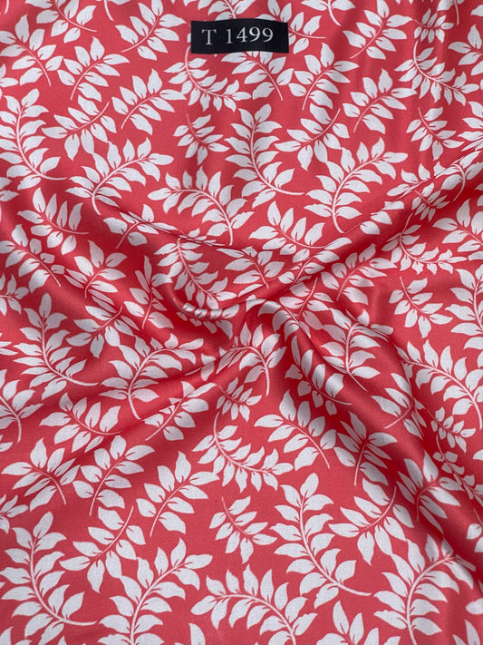 Modal Satin Floral Abstracts Prints