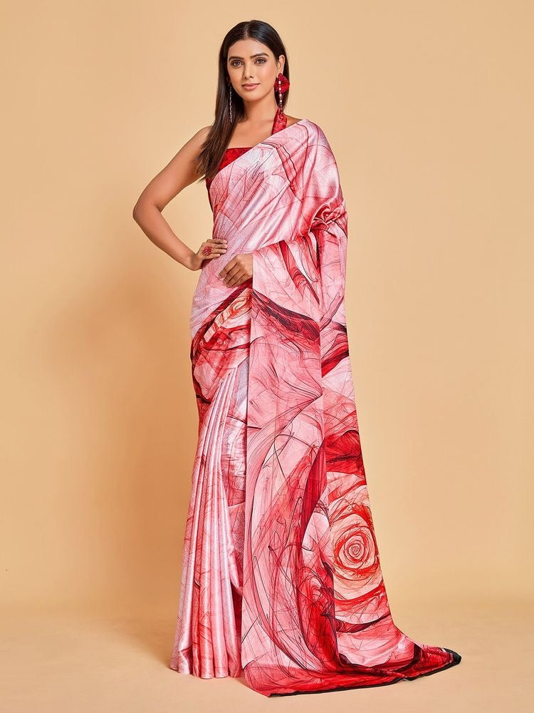 Satin Georgette Saree