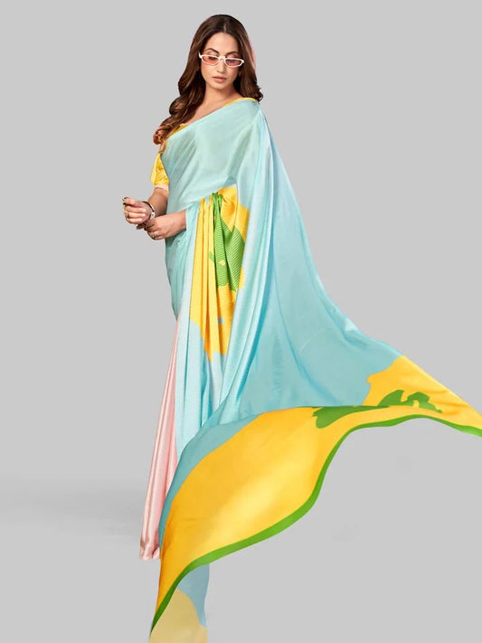 Satin Georgette Saree