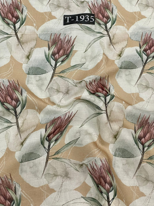 Linen FLORAL PRINT