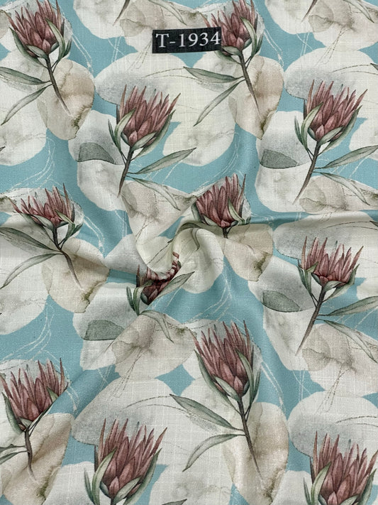 Linen FLORAL PRINT