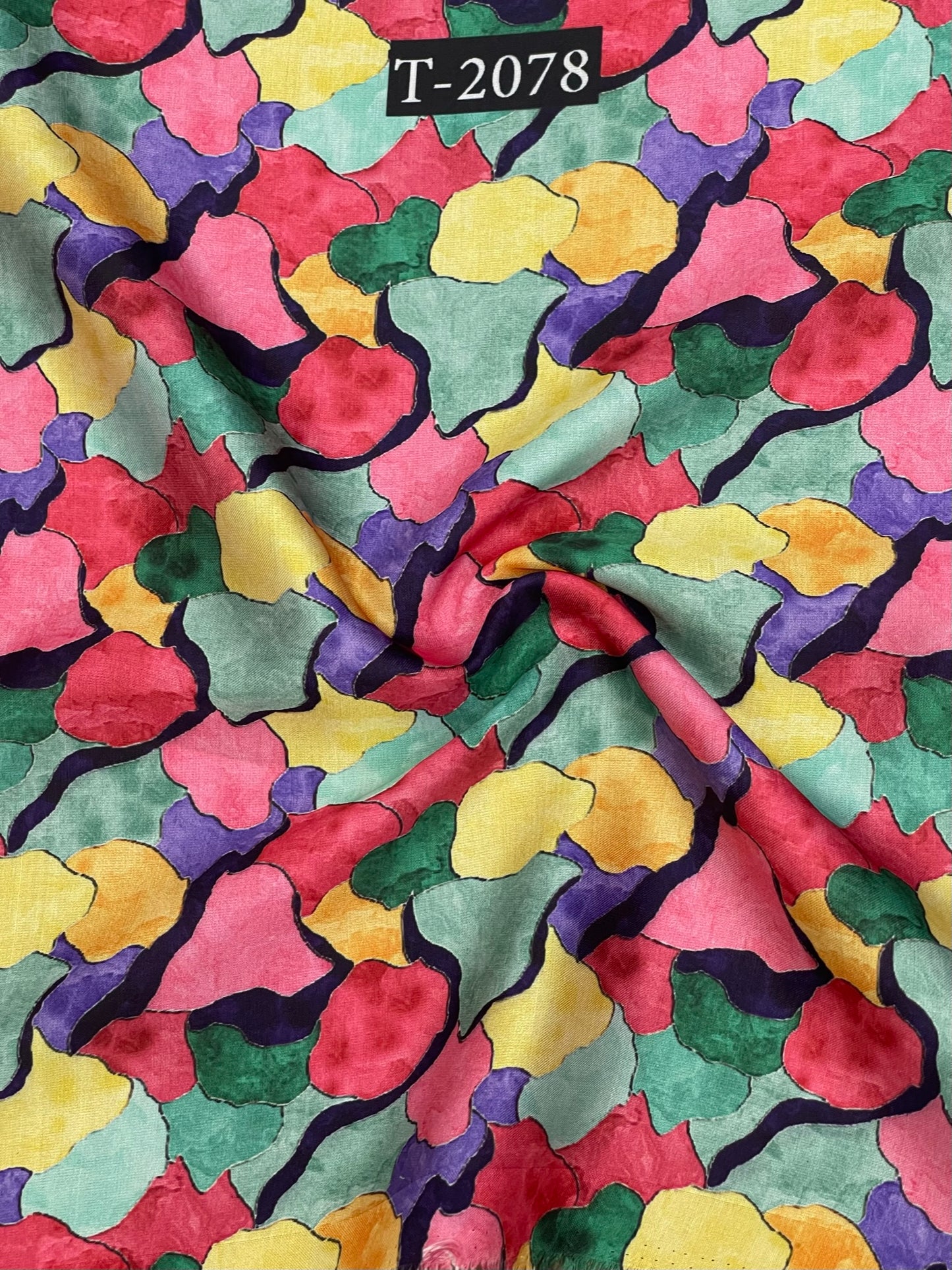 MODAL SATIN MIX PRINT