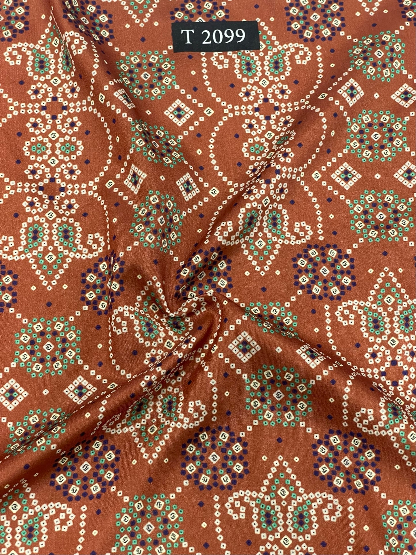 PATOLA PRINT ON TUSSAR SILK