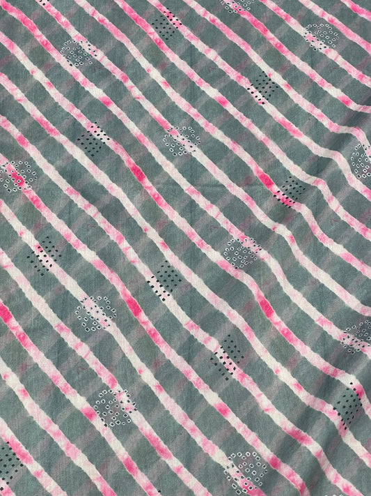BANDHANI PRINT ON MUSLIN