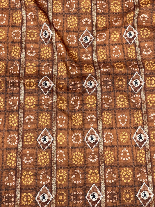 BANDHANI PRINT ON MUSLIN