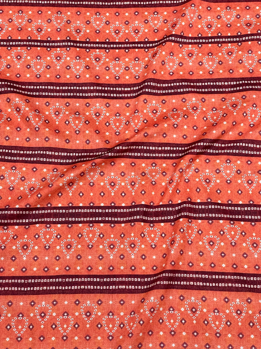 BANDHANI PRINT ON MUSLIN