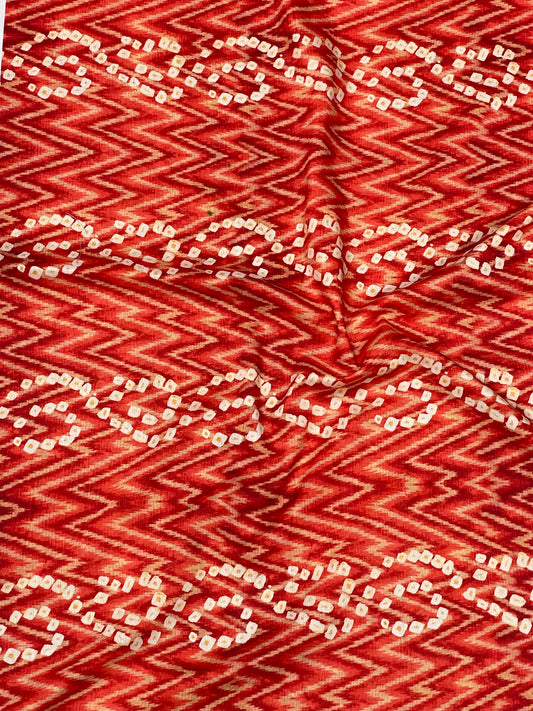 BANDHANI PRINT ON MUSLIN