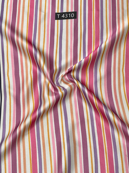 Modal Satin stripes Prints