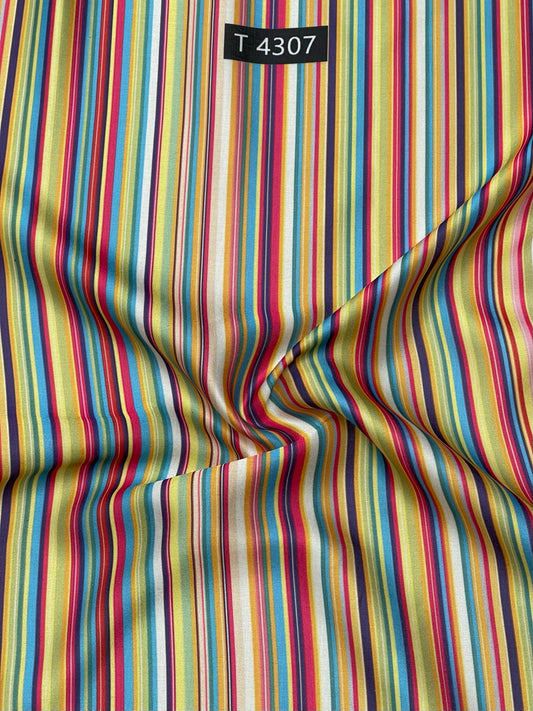 Modal Satin stripes Prints