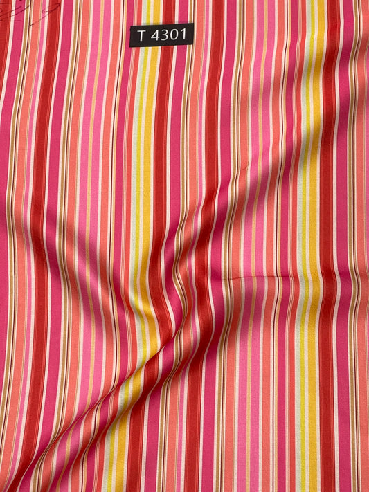 Modal Satin stripes Prints