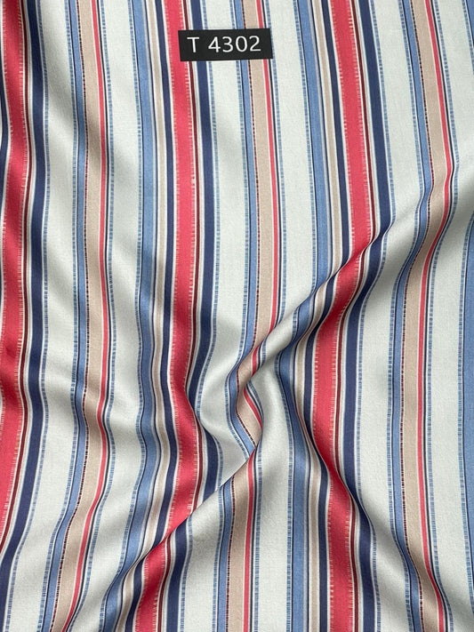 Modal Satin stripes Prints