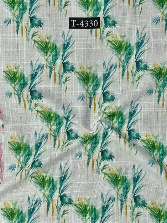 Summer prints on Cotton Linen