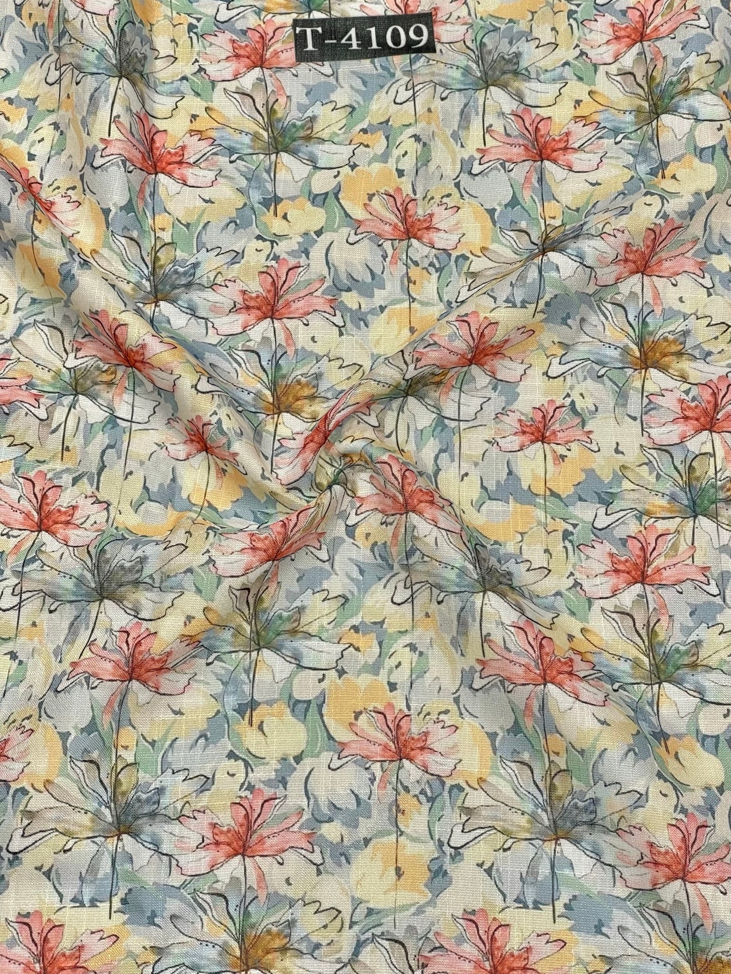 Cotton Linen Floral Collection