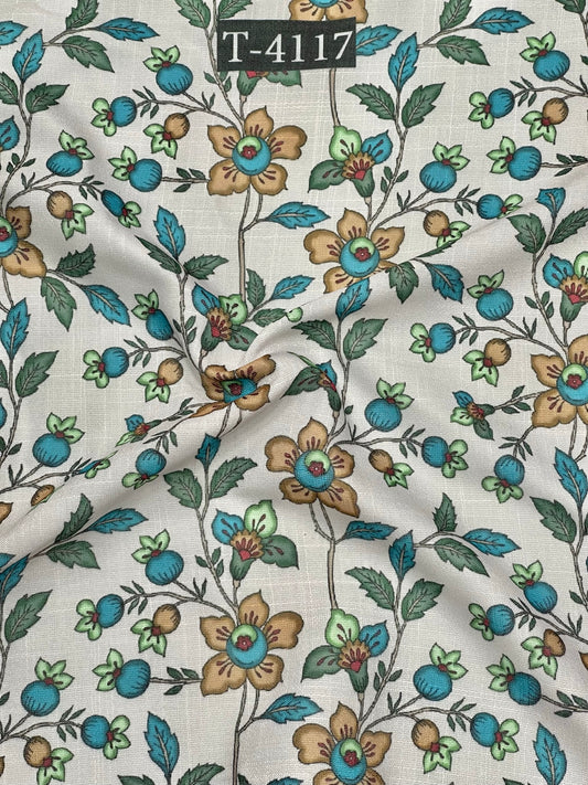 Cotton Linen Floral Collection