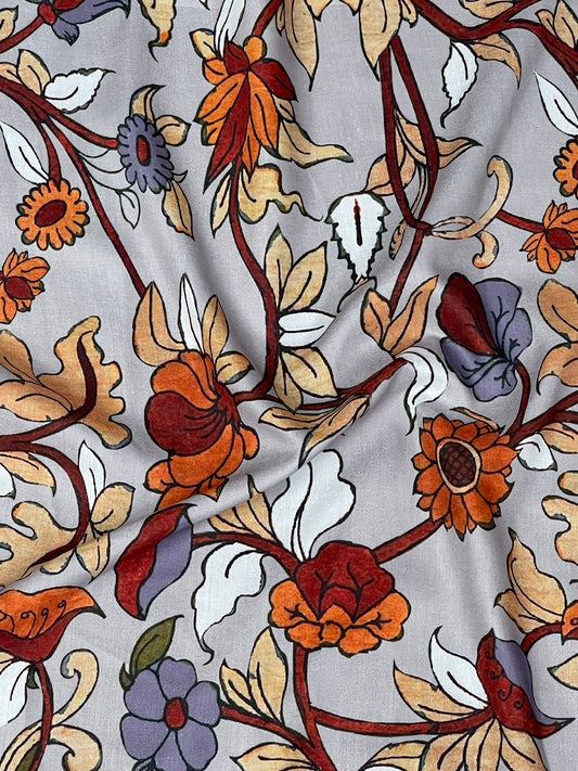 Kalamkari Print On Muslin