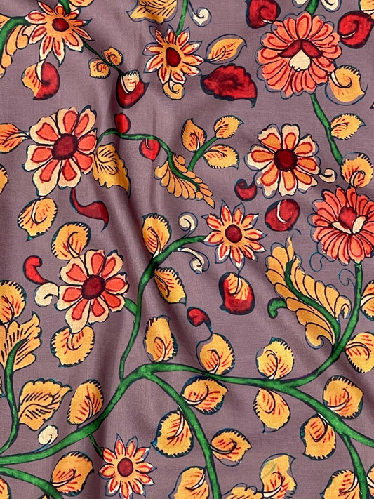 Kalamkari Print On Muslin
