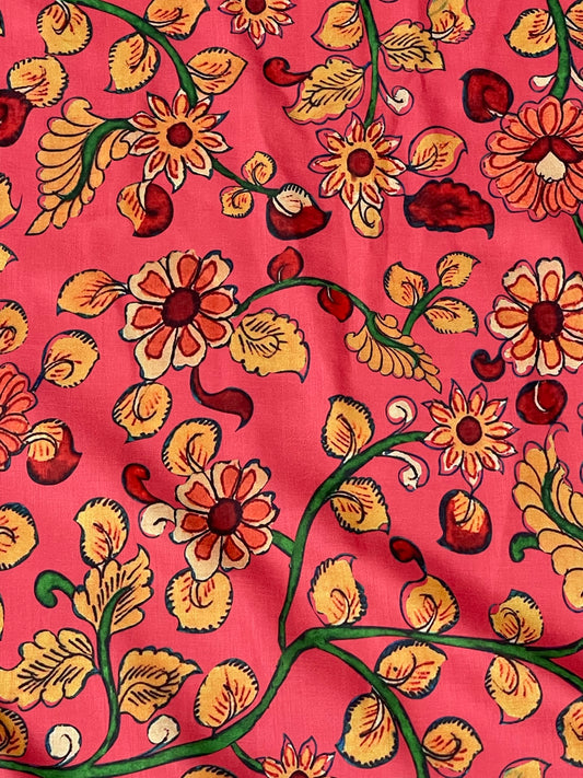 Kalamkari Print On Muslin