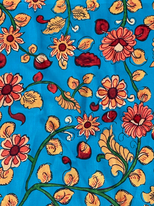 Kalamkari Print On Muslin