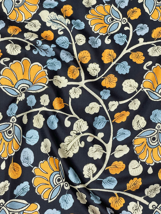 Kalamkari Print On Muslin