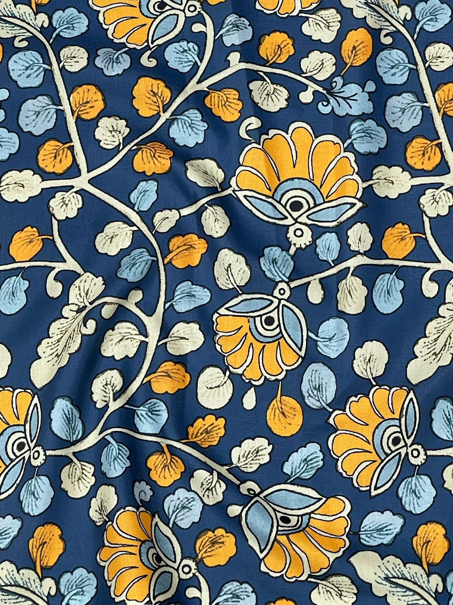 Kalamkari Print On Muslin