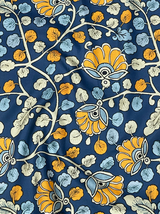 Kalamkari Print On Muslin