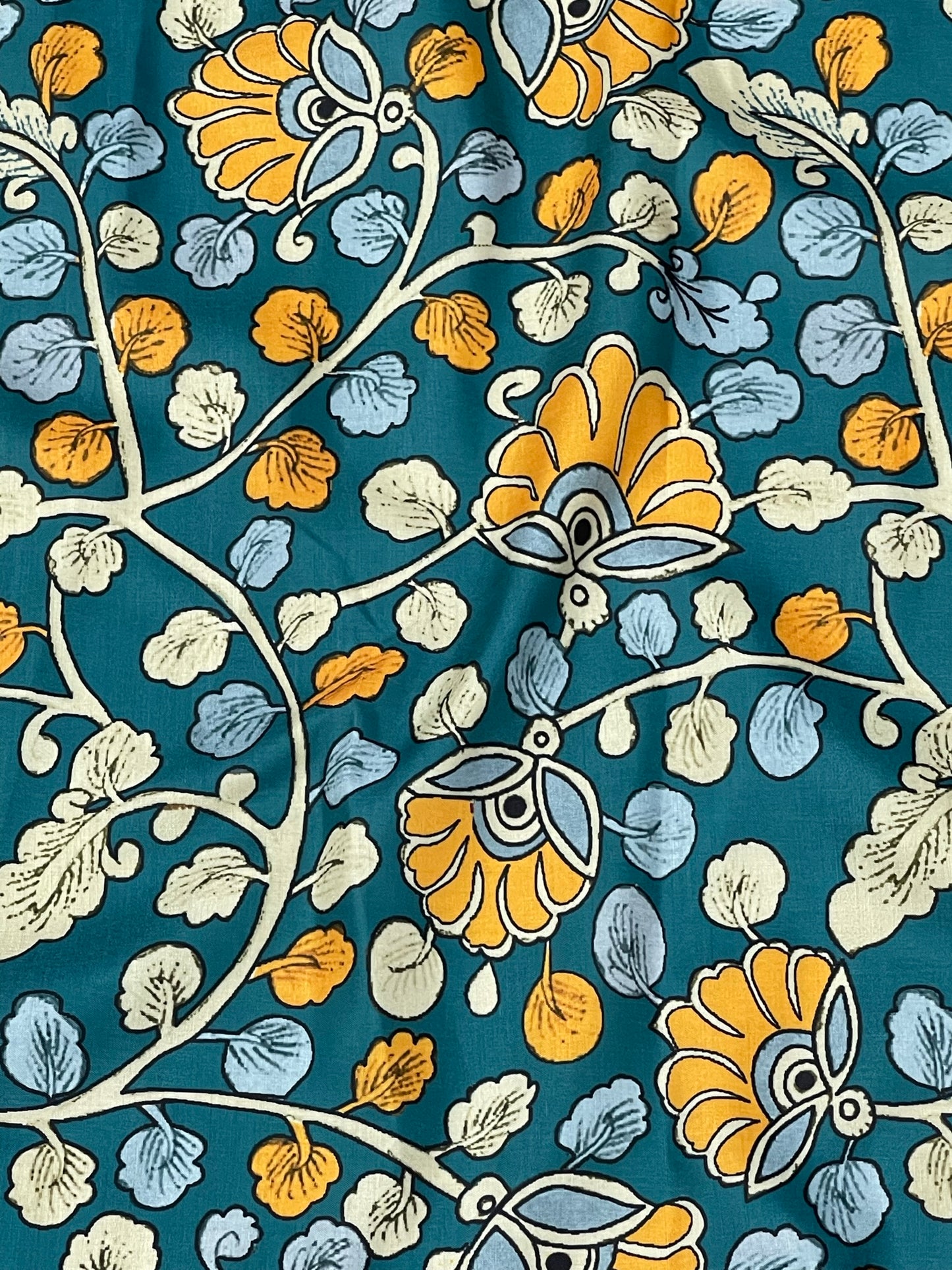 Kalamkari Print On Muslin